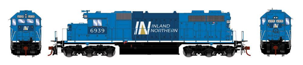 Inland Norther patched locomotive design